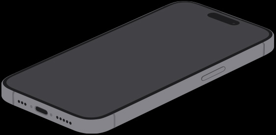 Image showing the charging port and side view of iPhone 15 Pro Max 