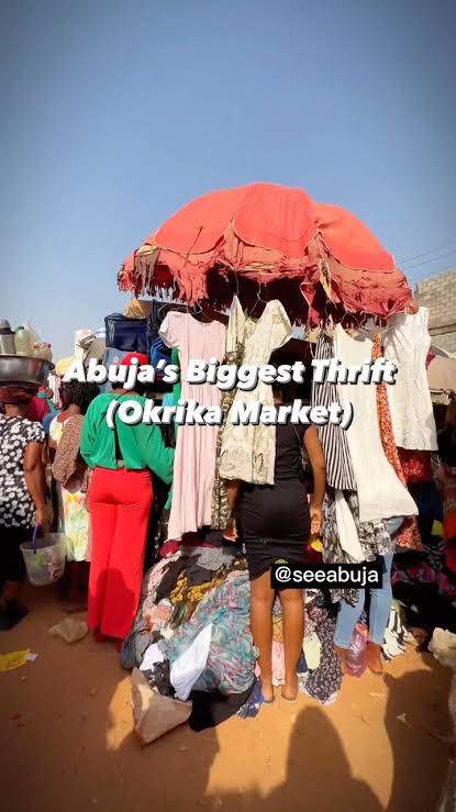 Wuse thrift/okrika Market, Abuja