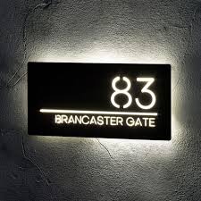 LED-Lit Door Signs