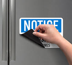 Magnetic Door Signs