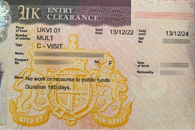 Cost of uk visa